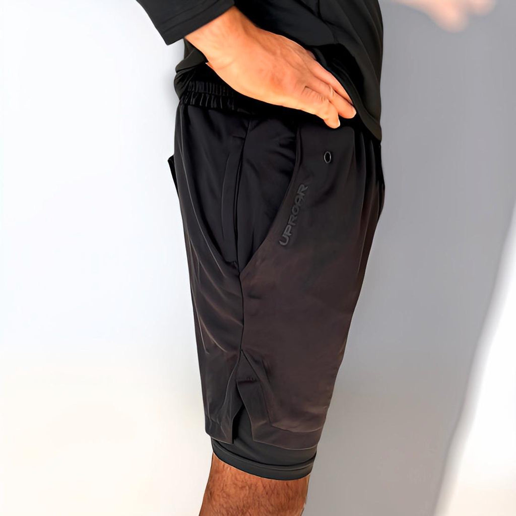 HyperFlex Duo 2 in 1 Training Shorts Black