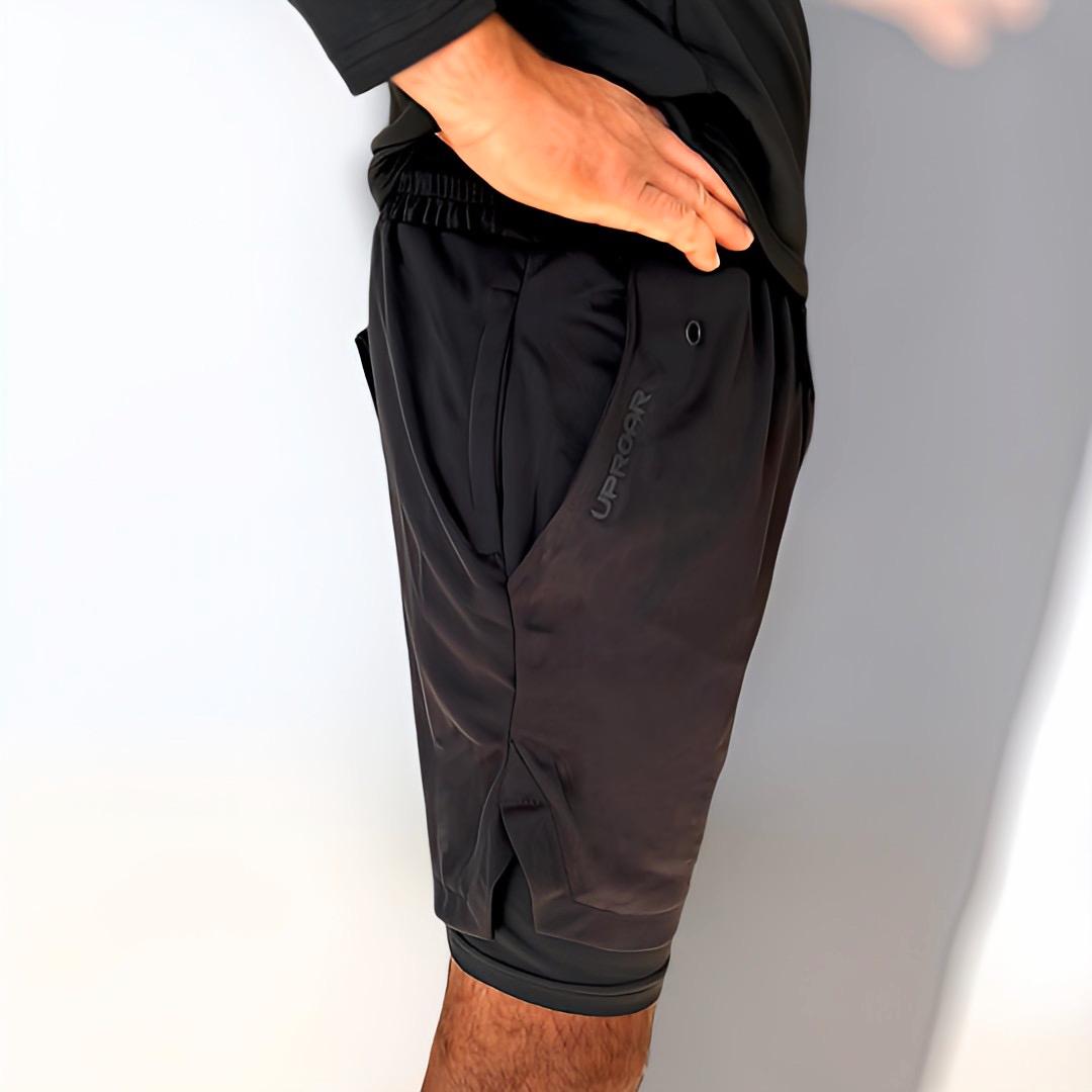 HyperFlex Duo 2 in 1 Training Shorts Black