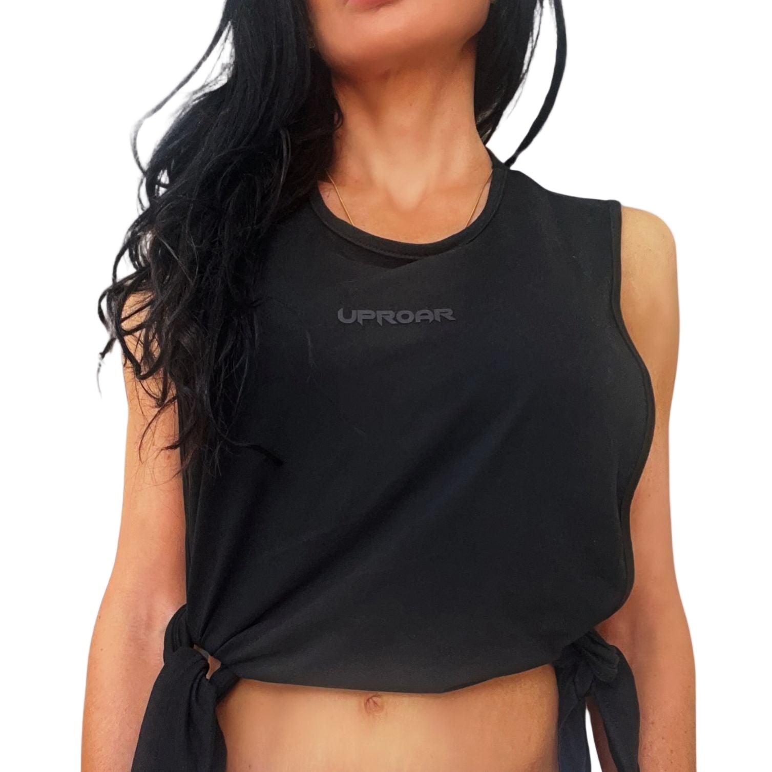 SpeedLite Tie Up Top Black