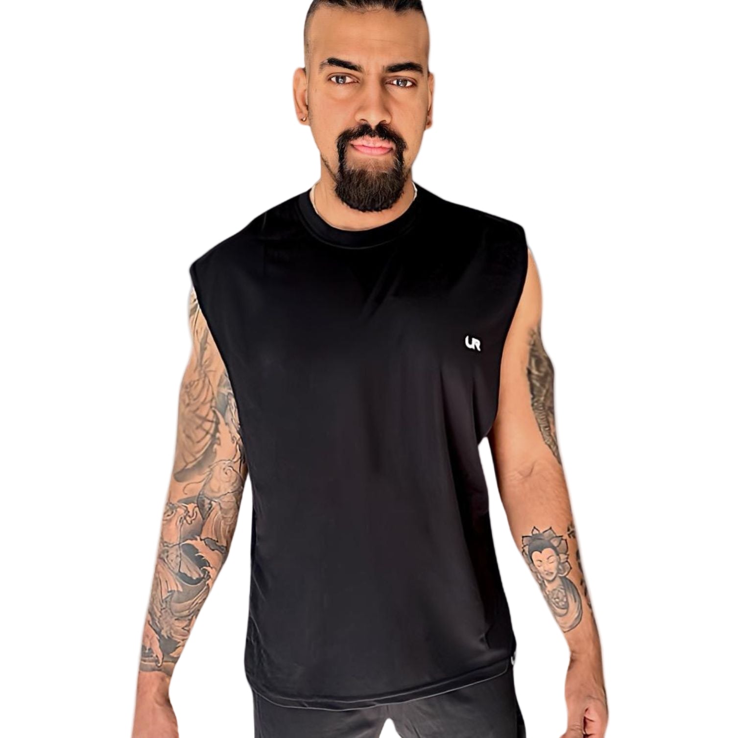 Sleeveless Muscle Tank Black