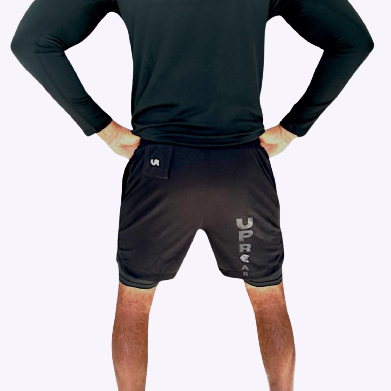 Training Shorts 2 n 1 Black