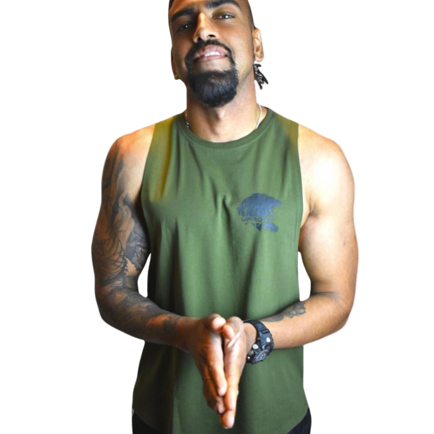 Curved Tank Black