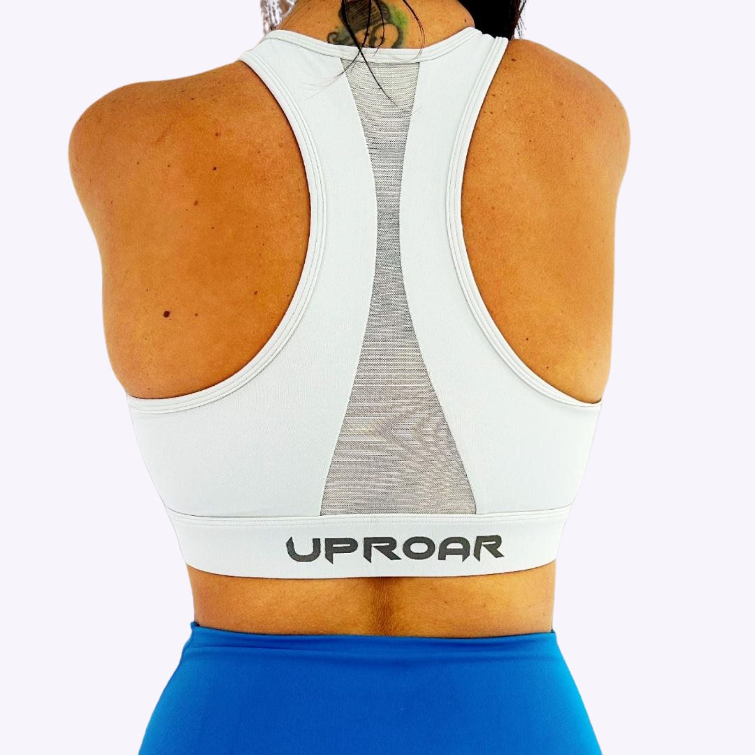 White Sports Bra Black, Equipped Sports Bra, Training Sports Bra