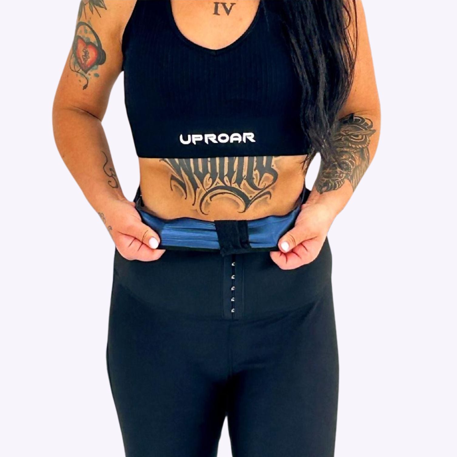 Fat Burning Leggings that optimise weight loss and generate heat to waist and stomach area