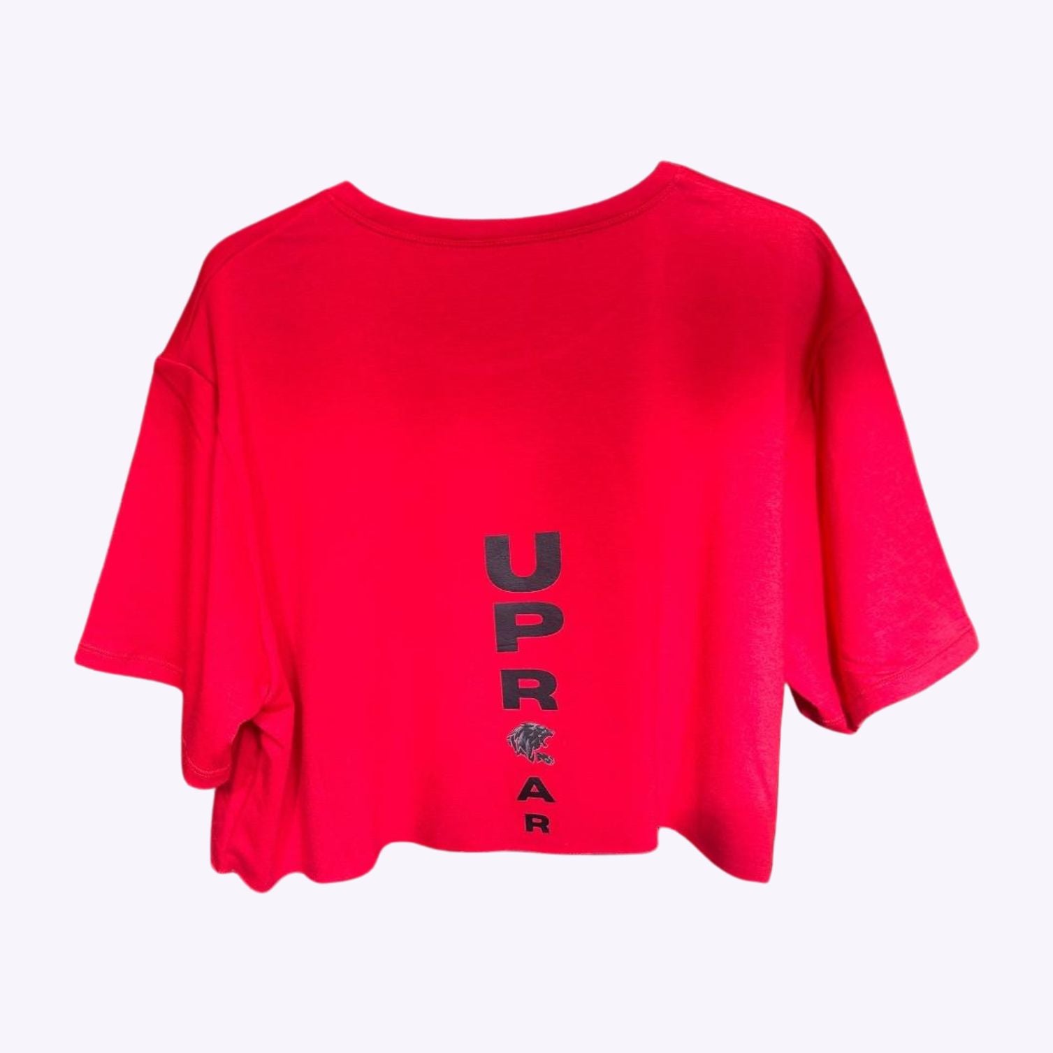 boxy crop top, women's crop, red loose crop top women, loose crop, loose fit crop top, short sleeve crop top women, red boxy crop top, short sleeve crop top women