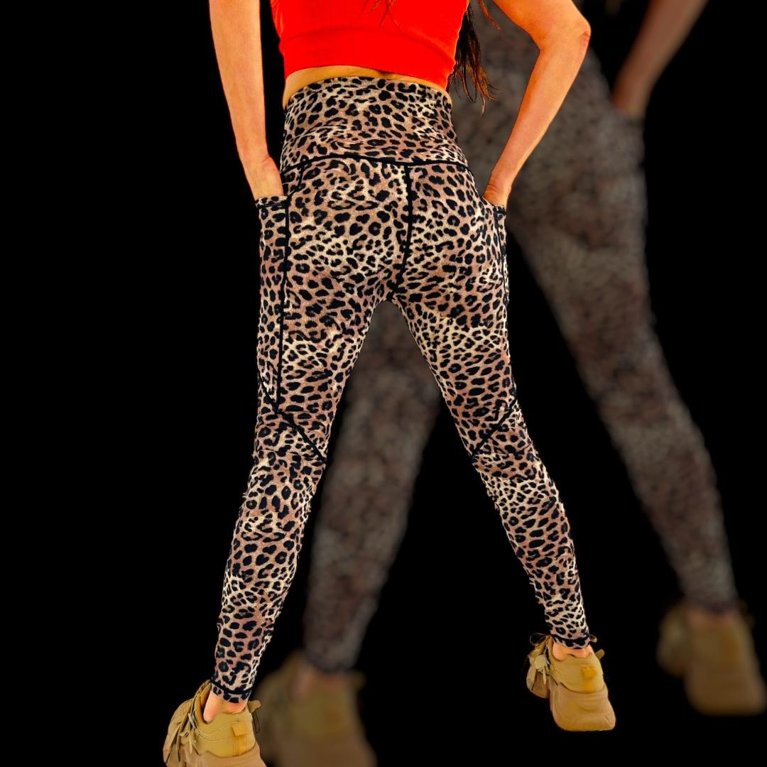 Leopard Legging with Pockets