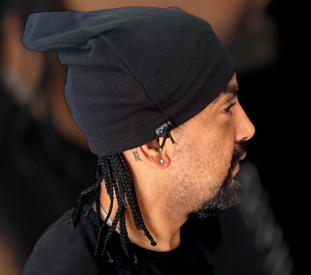UPROAR Drawstring Open top Beanie 3 in 1