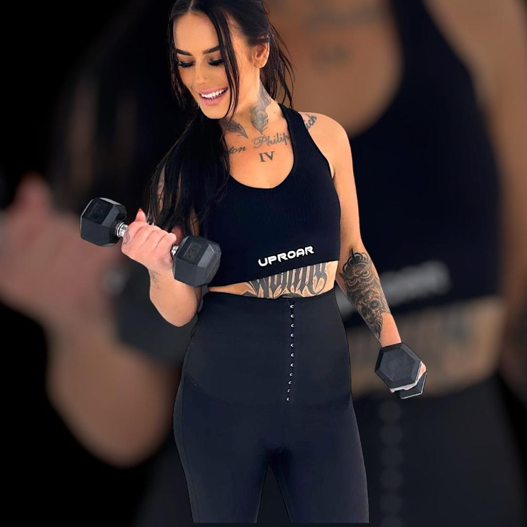 Fat Burning Leggings that optimise weight loss and generate heat to waist and stomach area