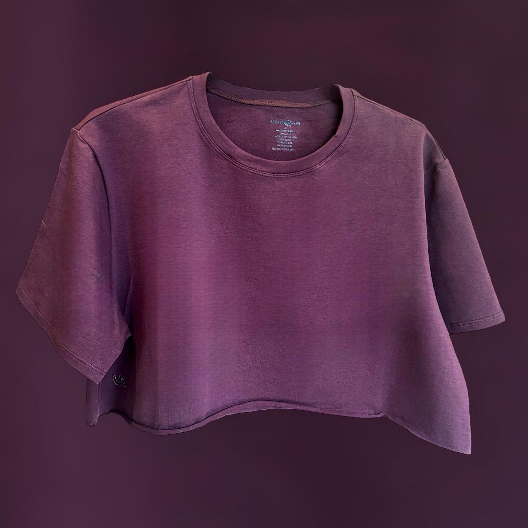 boxy crop top, women's crop, red loose crop top women, loose crop, loose fit crop top, short sleeve crop top women, red boxy crop top, short sleeve crop top women, brown crop top loose, brown top boxy, boxy crop brown