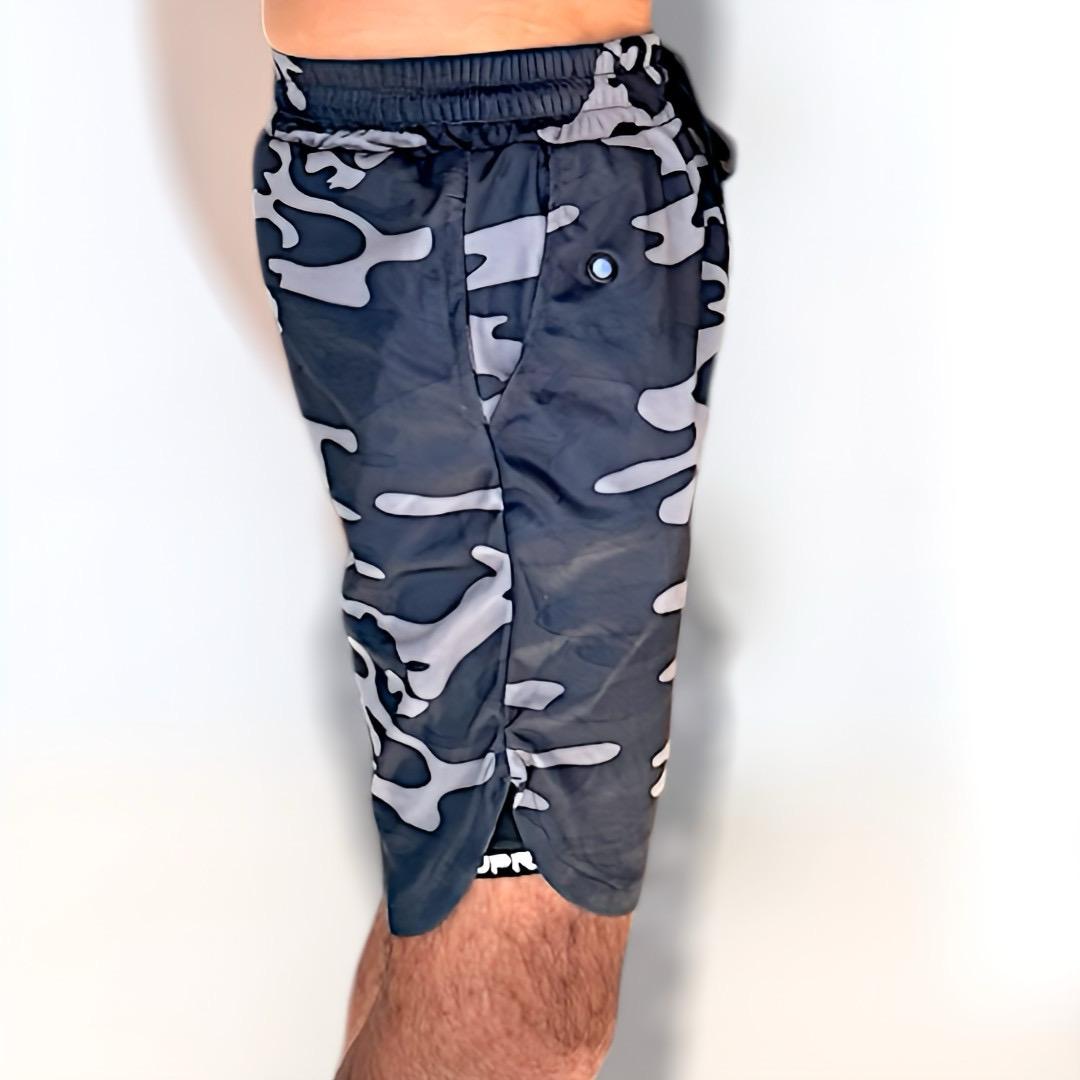 2 in 1 training shorts, training shorts, gym shorts, gym wear, camouflage shorts, camo shorts, 2 in 1 shorts, compression shorts, shorts, gym, training, black shorts.