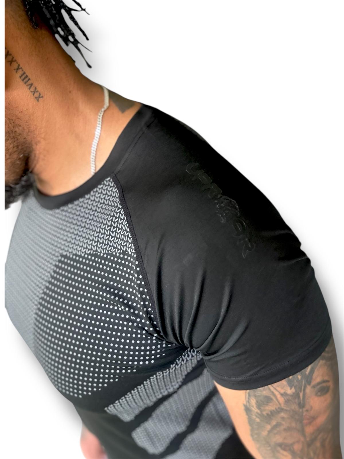 bjj shirts, non-slip bjj shirts, silicone strip tops for bjj, silicone hem tops, mens bjj tops, no-gi training wear, no-gi clothes, non-slip fightwear, non-slip rolling gear