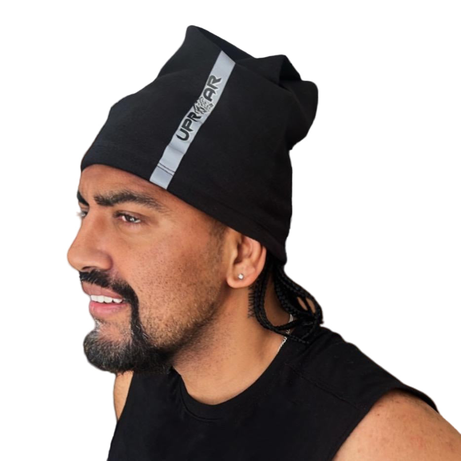 men and women's Beanie, fleece material, grey, army green colour, various other colours available, drawstring for secure fit, open top edgy style