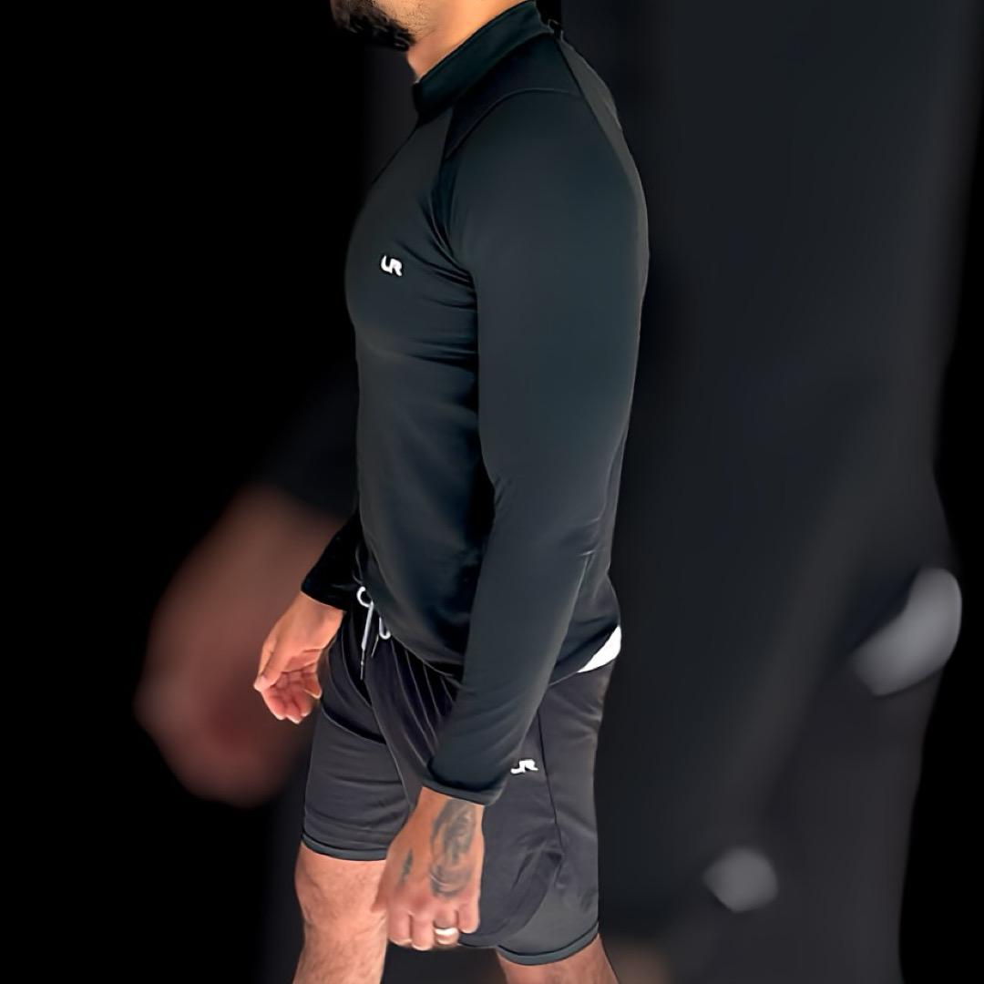 long sleeve training top, mens skins training, long sleeve skins, black long sleeve training shirt, mens training shirts, mens training tops, gym shirt for men, mens gym shirts, black long sleeve gym top