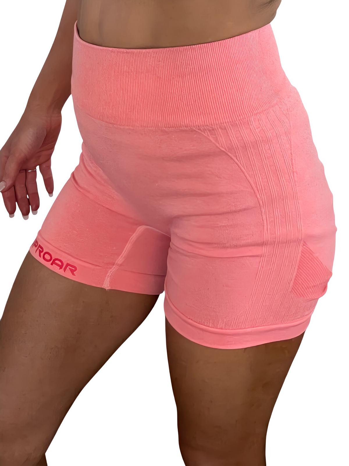 peach short shorts, butt lifting shorts, booty sculpting shorts, high ribbed waistband, lifting support panels for sculpting
