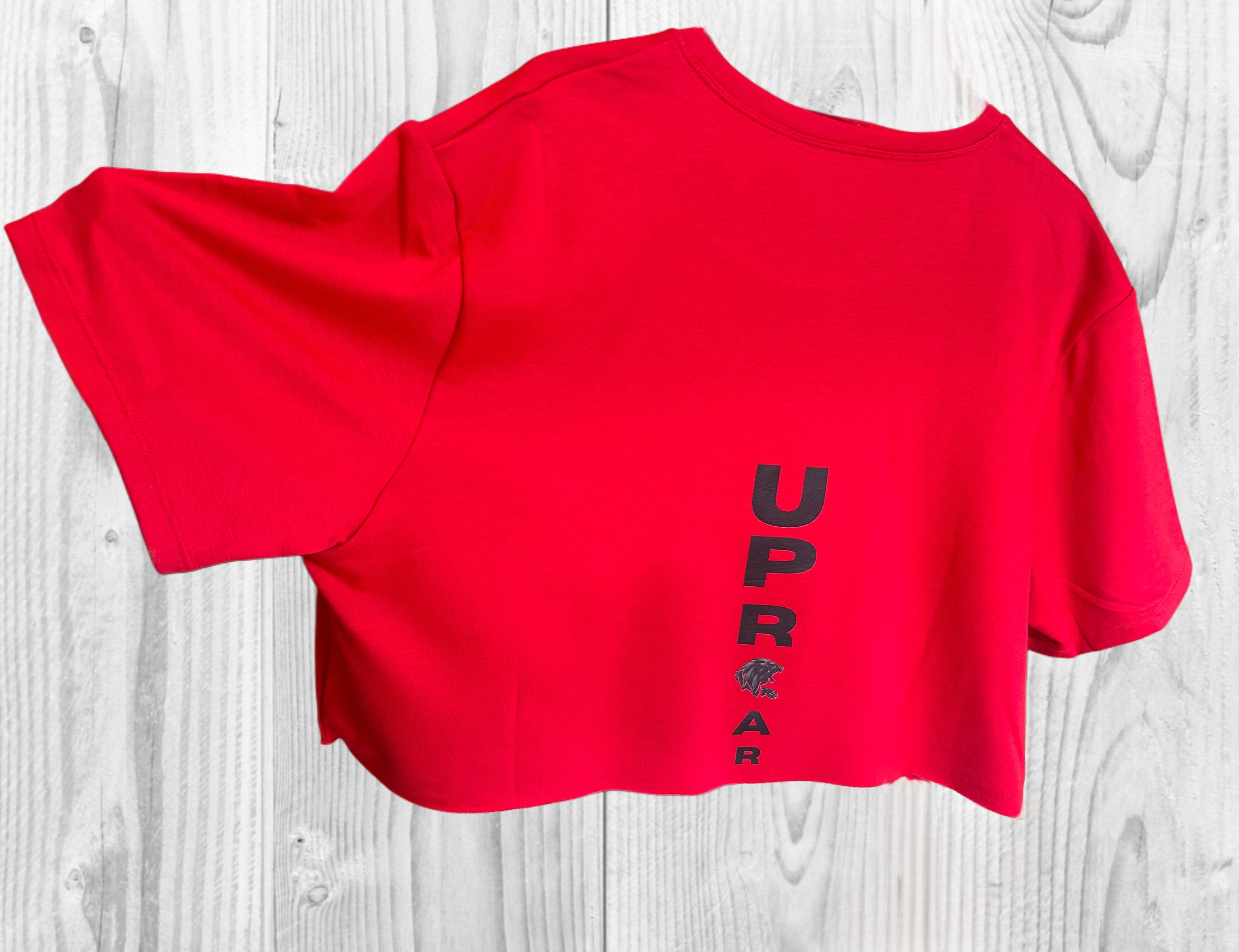 boxy crop top, women's crop, red loose crop top women, loose crop, loose fit crop top, short sleeve crop top women, red boxy crop top, short sleeve crop top women