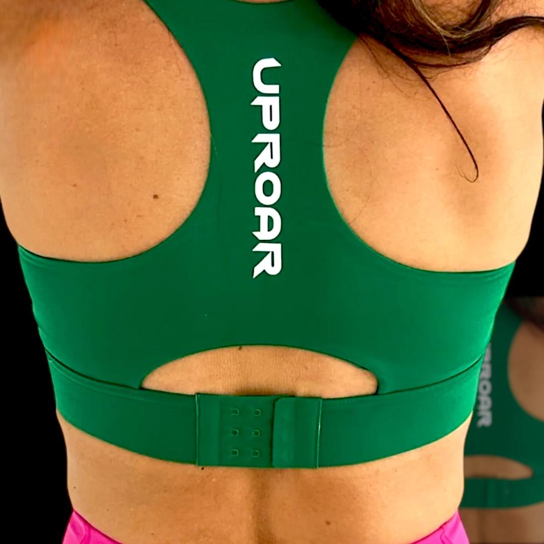 Green Sports Bra, Gym Sports Bra, Sports Bra, Training Sports Bra