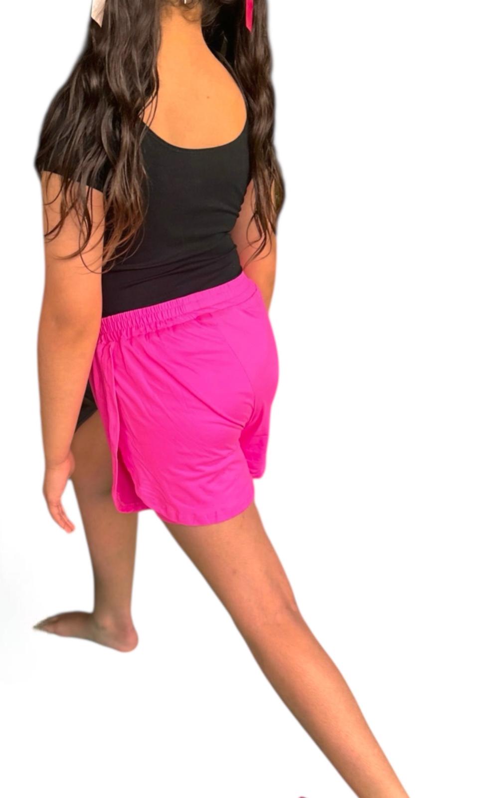 Girl Power 2 n 1 Shorts Pink