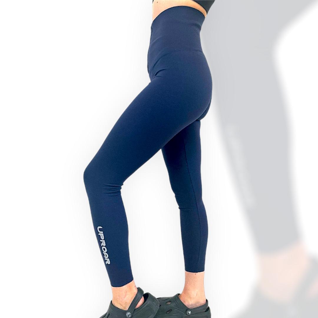 Navy Blue Leggings, Navy Blue Corset Leggings, Blue Leggings, Dark Blue Leggings, Women's Gym Leggings, Women's Navy Blue Leggings