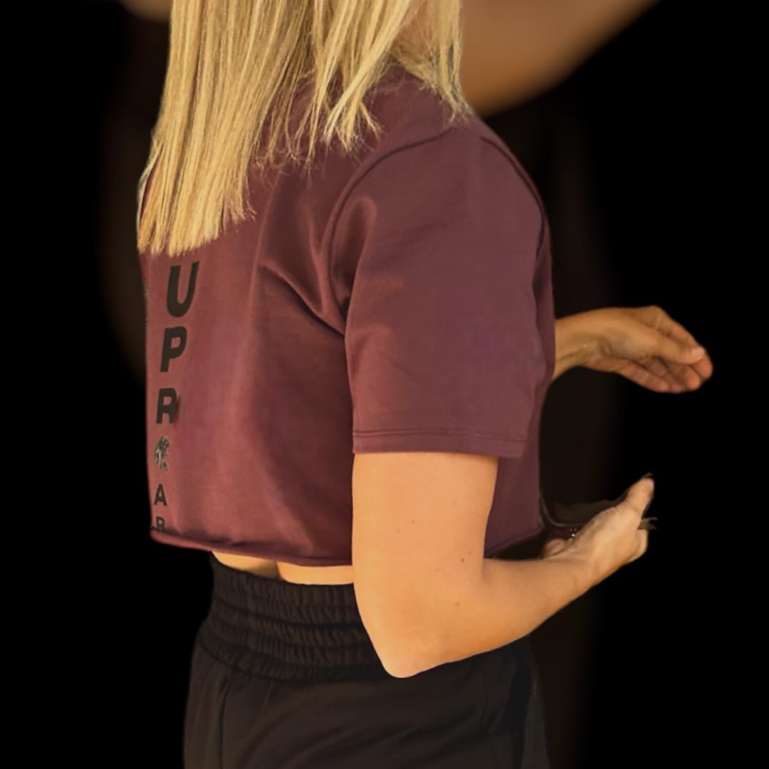 boxy crop top, women's crop, red loose crop top women, loose crop, loose fit crop top, short sleeve crop top women, red boxy crop top, short sleeve crop top women, brown crop top loose, brown top boxy, boxy crop brown